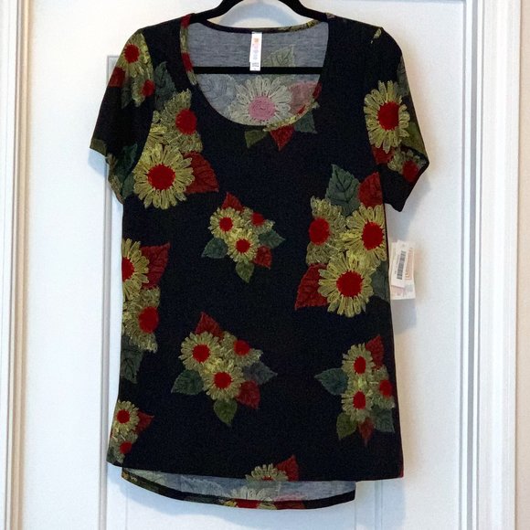 New With Tags LuLaRoe Pointillism Floral Classic T - Picture 1 of 7